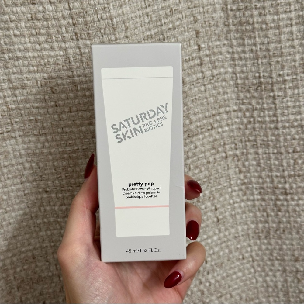 Saturday Skin Pretty Pop Probiotic Power Whipped Cream 1.52oz Vegan Moisturizer